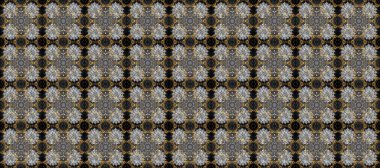 Kusursuz klasik raster grisi, kahverengi, siyah ve altın desenli. Klasik klasik klasik arka plan. Geleneksel oryantasyon süsü.