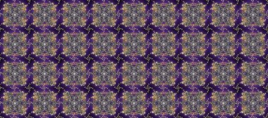 Çiçek süslemesi kumaş deseni, cam, çiçek desenli gri, mor ve kahverengi altın elementli metal. Klasik raster altın pürüzsüz desen.
