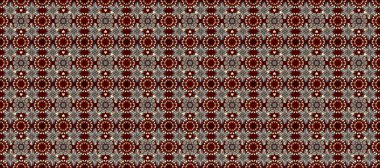 Arkaplan, kumaş, altın duvar kağıdı. Raster altın pürüzsüz desen. Düz elle çizilmiş klasik koleksiyon. Altın desenli kahverengi, gri ve kırmızı altın elementlerle.