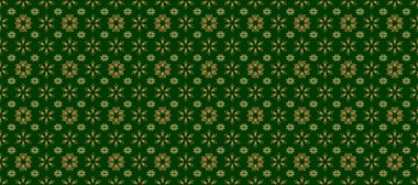 Doğu tarzı element. Çizgi sanatı tasarım şablonu için kusursuz sınır. Tarafsız, yeşil ve mavi renklerde altın element. Davetiyeler, kartlar, web sayfası için Raster illüstrasyon. Altın çizgili çiçek dekoru