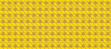 Barok tarzında kusursuz bir doğulu süsü. Kahverengi, sarı ve bej renklerde, altın elementlerle geleneksel altın sarısı desen.