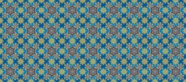 Doku arka planında altın duvar kâğıdı. Altın element mavi, gri ve nötr renklerde. Damask kusursuz yinelenen arkaplan. Barok tarzında altın çiçekli süs..