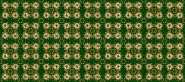 Barok tarzında kusursuz bir doğulu süsü. Raster geleneksel altın pürüzsüz desen kahverengi ve mavi renkler.