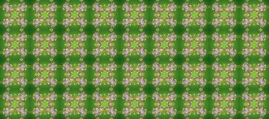 Çiçek süsü kumaş deseni, cam, çiçek desenli metal yeşil, nötr ve bej renklerinde altın elementler. Klasik raster altın pürüzsüz desen.