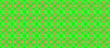 Raster altın desen. Doğulu stil altın deseni altın elementlerle birlikte nötr, yeşil ve bej renklerde arabesliyor. Kusursuz kıvırcık saçlar..