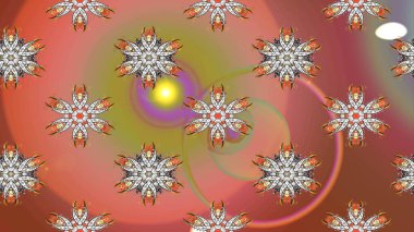 Raster desen. Fantezi kumaş deseni. Çiçekler, suluboya ile sorunsuz çiçek desenli.