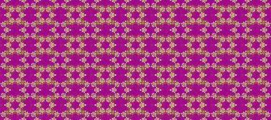 Sembol bayramı, yeni yıl kutlamaları, altın desenler. Noel altın kar tanesi kusursuz desen. Kış kar dokusu duvar kağıdı. Mor ve kahverengi renkte altın kar taneleri.