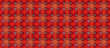 Damask klasik beyaz ve altın desenli. Kırmızı, kahverengi ve siyah renklerde altın desenler. Tekrarlayan ögelerle soyut arkaplan Raster.