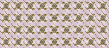 Tarafsız, bej ve gri renklerde altın bir element. Altın çiçekli, pürüzsüz desen. Barok tarzında altın çiçekli süs. Damask arkaplanı.