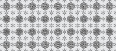 Gri, beyaz ve siyah renkte çiçekler. Raster illüstrasyonu. Çiçeksiz desenli arka plan, vuruşlar, sıçramalar, yaz çiçekleri..