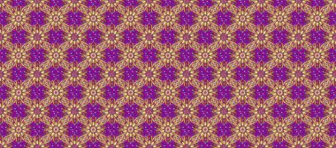 Kusursuz raster arka plan. Duvar kâğıdı barok, İspanyol kumaşı. Kusursuz çiçek deseni. Mor, kahverengi ve bej renklerde grafiksel, kusursuz desen.