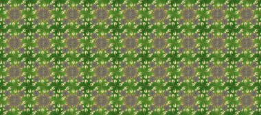 Kusursuz altın desen. Raster altın çiçek süsü brokar kumaş ve cam desenli. Altın elementli yeşil, gri ve bej renkler. Çiçek desenli altın metal..