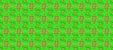 Kahverengi ve yeşil renklerde altın element. Barok tarzında altın çiçekli süs. Damask pürüzsüz yineleme kalıbı. Antika altın tekrarlanabilir duvar kağıdı.