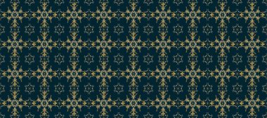 Klasik raster sarısı, kusursuz desen. Çiçek süsü kumaş deseni, cam, çiçek desenli metal kahverengi ve mavi renklerde altın elementler..