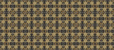 Kusursuz klasik raster altın desenli. Klasik klasik klasik arka plan. Geleneksel oryantasyon süsü. Kahverengi, bej ve gri renklerde altın elementlerle pürüzsüz desen.