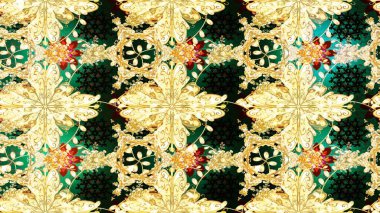 Çiçekli yumuşak bir eskiz şekli. Raster çiçekleri klasik tarzda çizilmiş. Bej, sarı ve yeşil renklerde bahar çiçekleri. Raster illüstrasyonu.