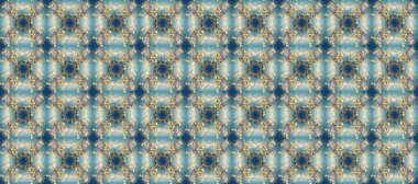 Kusursuz altın desenli bukleler. Mavi üzerinde pürüzsüz desen, altın elementli gri renkler. Doğu tarzı arabesk. Raster. Parlak dantel, stilize çiçekler, şal desenli. Zarif altın deseni aç