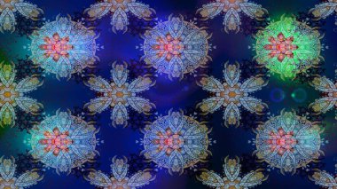 Çiçek deseni. Raster kusursuz. Güzel kumaş deseni. Renkli Bahar Temalı Kusursuz Arkaplan. Düz Çiçek Elementleri Tasarımı.