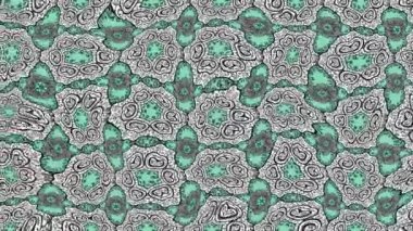 Renkli unsurlarla hareketli arka plan görüntüleri. Çiçekler. Eski model. Bayrak tarzı. Video kaydı. Şablon. Döngü. Kusursuz..