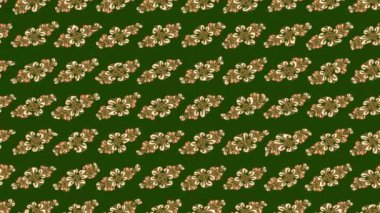 Renkli unsurlarla hareketli arka plan görüntüleri. Çiçekler. Eski model. Bayrak tarzı. Video kaydı. Şablon. Döngü. Kusursuz..