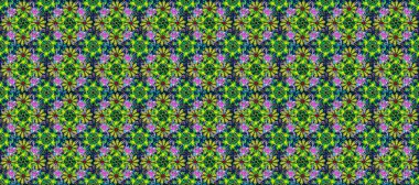 Seamless raster background with flowers. Children style. Colour Spring Theme seamless pattern Background. Flat Flower Elements Design.