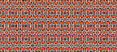 Altın desenli gri, turuncu ve beyaz renklerde altın elementler. Barok tarzında duvar kağıdı tasarımı için kusursuz damaske deseni arkaplanı. Süslü raster dekorasyonu.