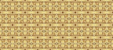 Raster Hand, zentangle çiçekli bej, sarı ve kahverengi renkler çizdi. Soyut süslemeli çizim deseni.