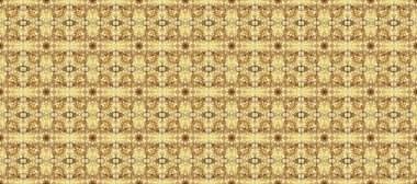 Raster Hand, zentangle çiçekli bej, sarı ve kahverengi renkler çizdi. Soyut süslemeli çizim deseni.