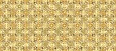 Raster altın pürüzsüz desen. Kusursuz altın desenli bukleler. Bej, sarı ve nötr renklerde pürüzsüz desen. Doğu tarzında altın elementler arabesk.