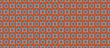 Altın desenli gri, turuncu ve beyaz renklerde altın elementler. Barok tarzında duvar kağıdı tasarımı için kusursuz damaske deseni arkaplanı. Süslü raster dekorasyonu.