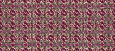 Barok tarzında kusursuz bir doğulu süsü. Raster geleneksel altın pürüzsüz desen mor, kahverengi ve gri renkler.