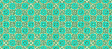 Doğu tarzı arabesk. Raster illüstrasyonu. Kusursuz altın desenli bukleler. Altın elementli mavi, nötr ve yeşil renkler. Raster altın desen.