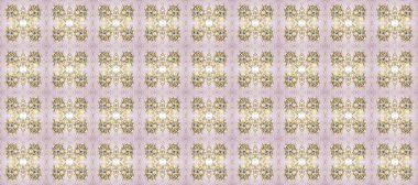 Çiçek süsü kumaş deseni, cam, çiçek desenli altın elementli bej ve gri renkler. Klasik raster altın pürüzsüz desen.