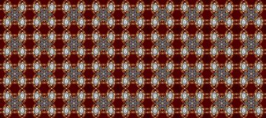 Çiçek süsü kumaş deseni, cam, çiçek desenli metal kırmızı, kahverengi ve gri renklerde altın elementler. Klasik raster altın pürüzsüz desen.