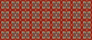 Kusursuz altın desen. Çiçek desenli altın metal. Altın elementli kırmızı, kahverengi ve gri renkler. Raster altın çiçek süsü brokar kumaş ve cam desenli..