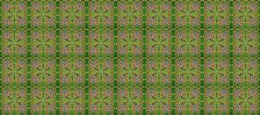 Yeşil, kahverengi ve gri renklerde, altın çiçekli altın desenler. Altın rengi, kusursuz çizim. Senin tasarımın için, duvar kağıdı. Raster geometrik arkaplanı.