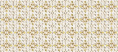 Duvar kağıtları için geçmişe dönük zengin tasarım. Yeşillik, güzel, dikişsiz desen. Raster nötr, bej ve kahverengi yapraklı arka plan. El yapımı yapraklar, çiçekler, girdaplar, karmaşık güzellikte süsler..