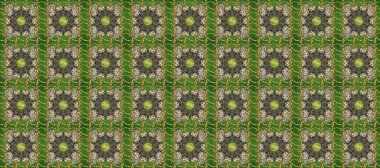 Yeşil, gri ve kahverengi renklerde altın kar taneleri. Noel altın kar tanesi kusursuz desen. Sembol bayramı, yeni yıl kutlamaları, altın desenler. Kış kar dokusu duvar kağıdı.