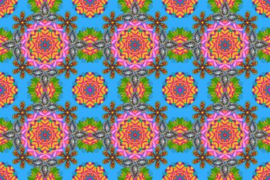 Suluboya kusursuz desen. Moda baskısı. Eski model. Çiçeğin suluboya çizimlerinin mükemmel deseni. Dekorasyon ve tasarım için güzel desen.