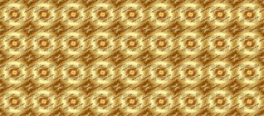 Raster altın desen. Doğulu stil, altın elementli sarı, kahverengi ve bej renklerde altın desenli arabesk yapar. Kusursuz kıvırcık saçlar..