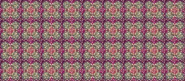 Gri, mor ve bej renklerde altın bir element. Damask arkaplanı. Barok tarzında altın çiçekli süs. Altın çiçekli, pürüzsüz desen.