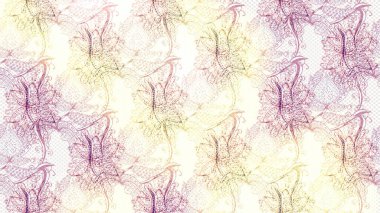 Eskiz Vintage Çiçek Deseni. Raster Kalça dokusu deseni.