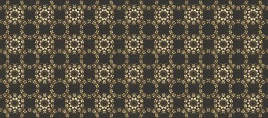 Geleneksel oryantasyon süsü. Kahverengi ve gri renklerdeki altın desenli altın elementler. Klasik klasik klasik arka plan. Klasik Raster altın deseni..