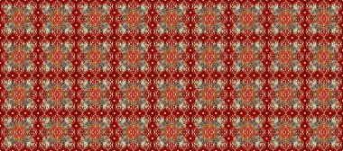 Raster altın desen. Doğulu stili, altın elementlerle kırmızı, kahverengi ve bej renklerde altın desenli arabesk yapar. Kusursuz kıvırcık saçlar..