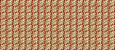 Altın kar taneleri basit, pürüzsüz desen. Kış sembolü, Mutlu Noeller, Mutlu yıllar 2019. Bej, kahverengi ve kırmızı renklerde Raster altın deseni. Soyut duvar kağıdı, ambalaj dekorasyonu.