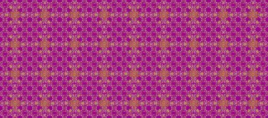 Altın elemanları ile mor ve kahverengi renklerde Vintage dikişsiz desen. Noel 2019, kar tanesi, yeni yıl.