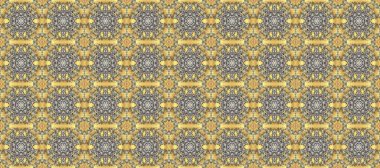 Mandala raster çiçekli oryantal boyama kitabı sayfa şablon halısı. Çiçeklerle kusursuz desen. Bej, nötr ve gri renkler.