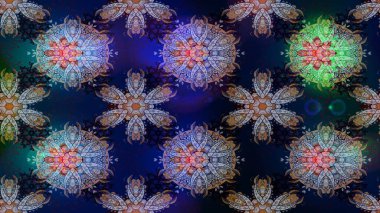 Çiçek deseni. Çiçeksiz arka plan. Şatafatlı bahar bahçesi dokusu. Raster illüstrasyonu.