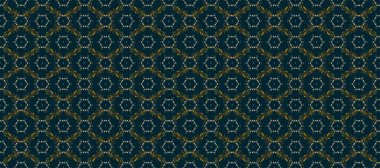 Altın desenli mavi, kahverengi ve gri renklerde altın elementler. Kusursuz klasik altın desen. Raster geleneksel oryantasyon süsü.