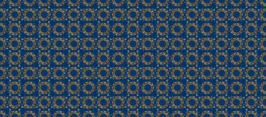 Kusursuz altın desenli bukleler. Raster altın desen. Altın elementli gri, kahverengi ve mavi renkler. Doğu tarzı arabesk. Raster illüstrasyonu.